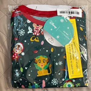 Little Sleepies Disney Pajama Set - Festive Green and Red